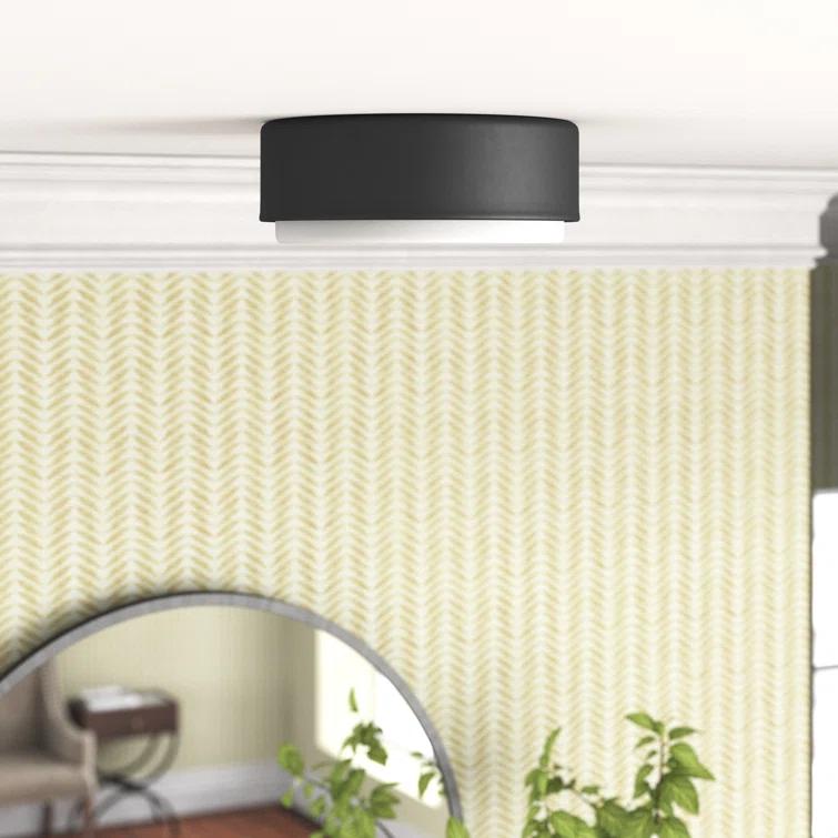 Fitzgerald 2 Light Glass Flush Mount
