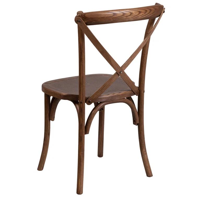 Montana 9' x 40" Folding Farmhouse Dining Table with 12 Cross Back Chairs