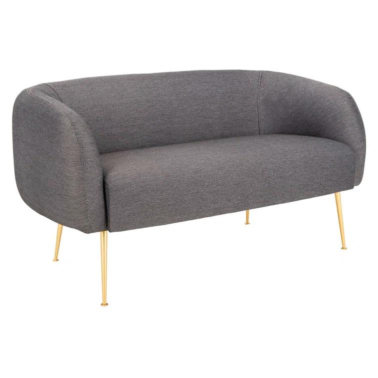 Safavieh  Couture High Line Collection Alena Stone Polyester Blend Loveseat