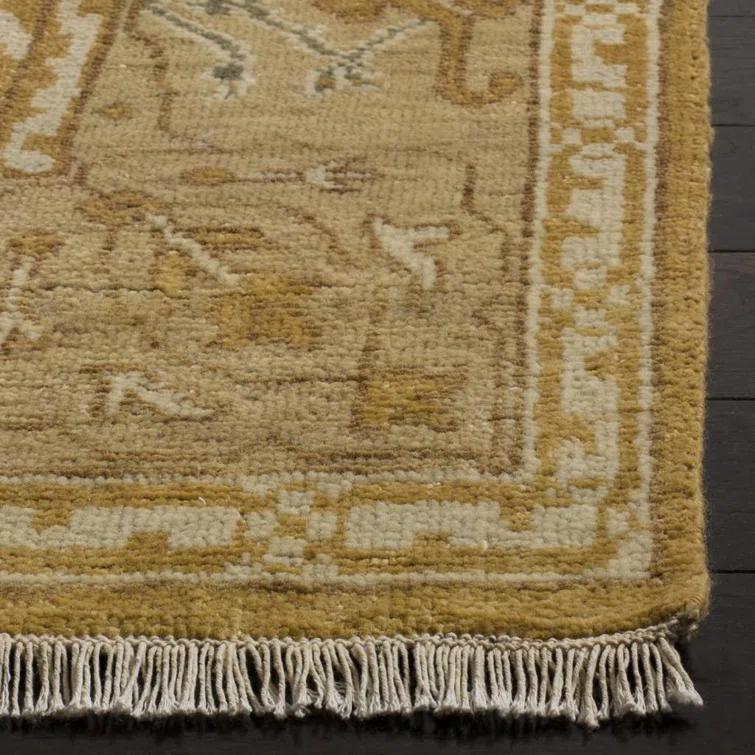 SAFAVIEH OSH233B Oushak Gold / Brown