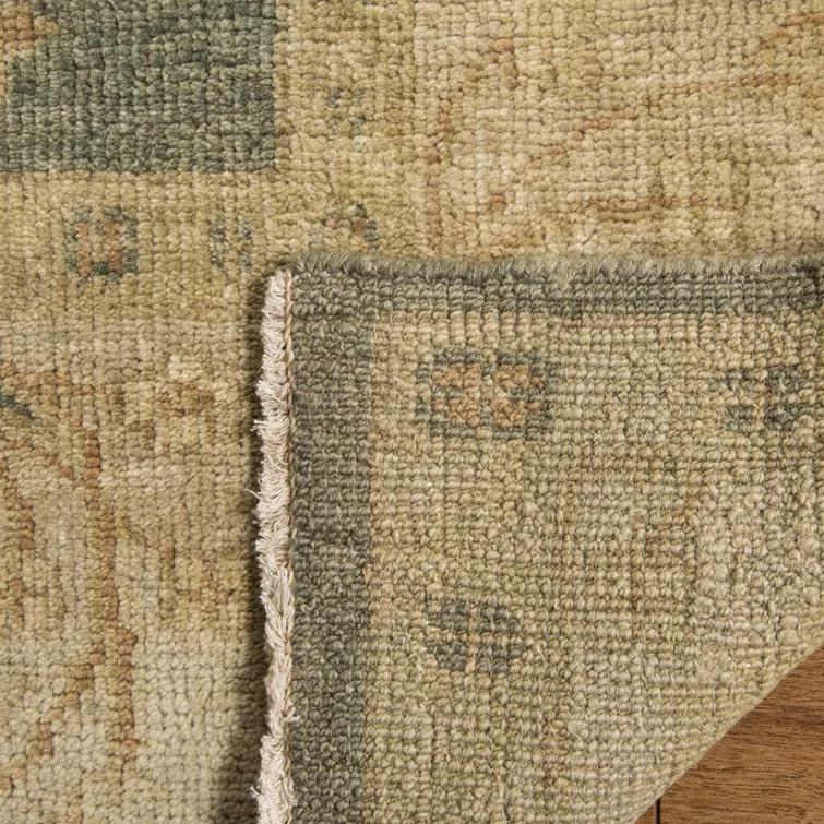 Oushak Hand Knotted Wool Oriental Rug