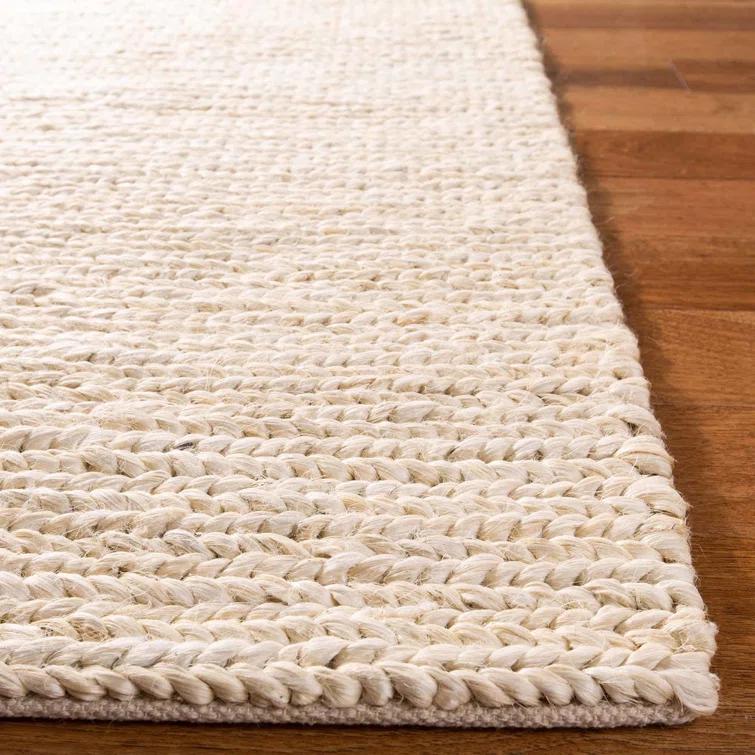 Hand-Knotted Birch & Cotton Blend 8' x 10' Area Rug