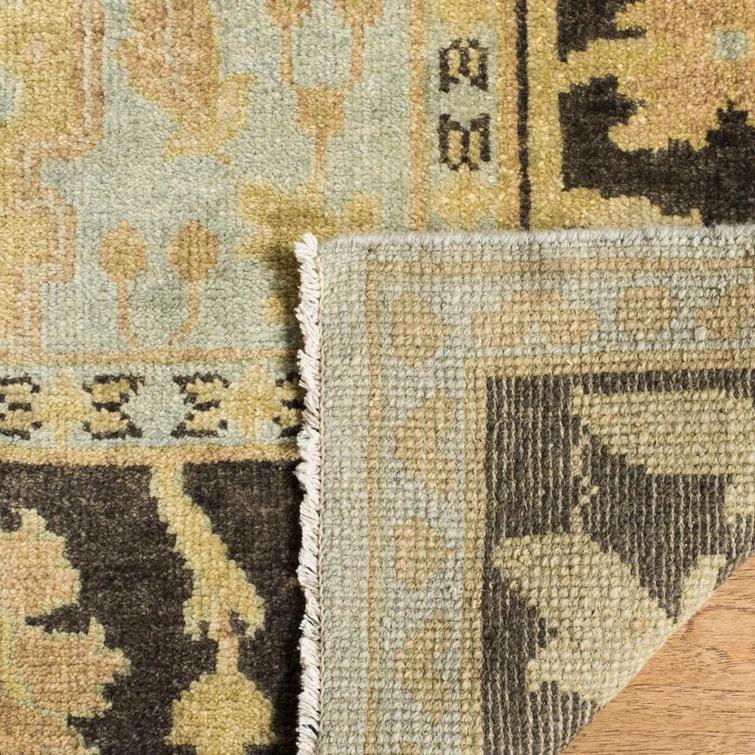 Oushak Hand Knotted Wool Oriental Rug