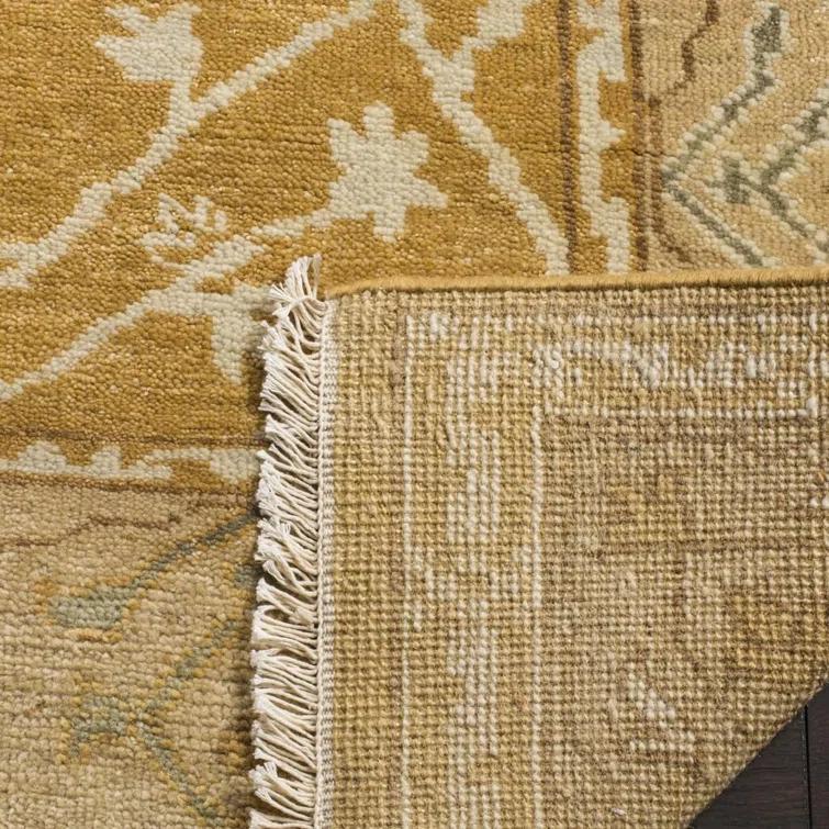 SAFAVIEH OSH233B Oushak Gold / Brown