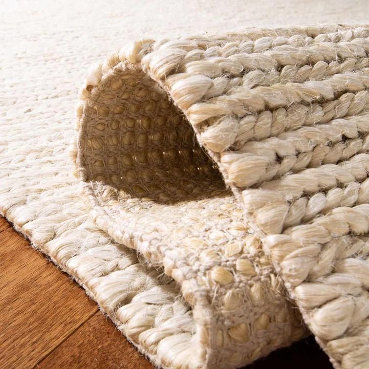 Hand-Knotted Birch & Cotton Blend 8' x 10' Area Rug