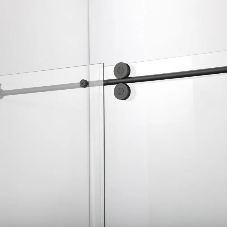 48-52” W x 78” H Sliding Frameless Shower Door