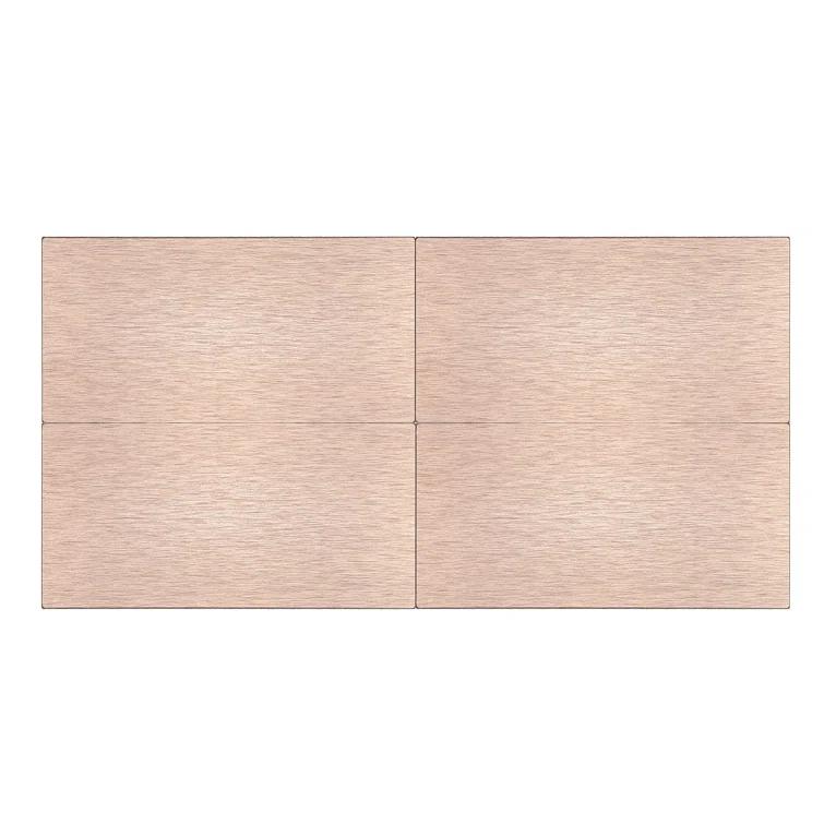 Metal Peel and Stick Subway Tile