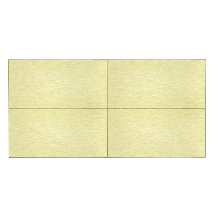 Metal Peel and Stick Subway Tile