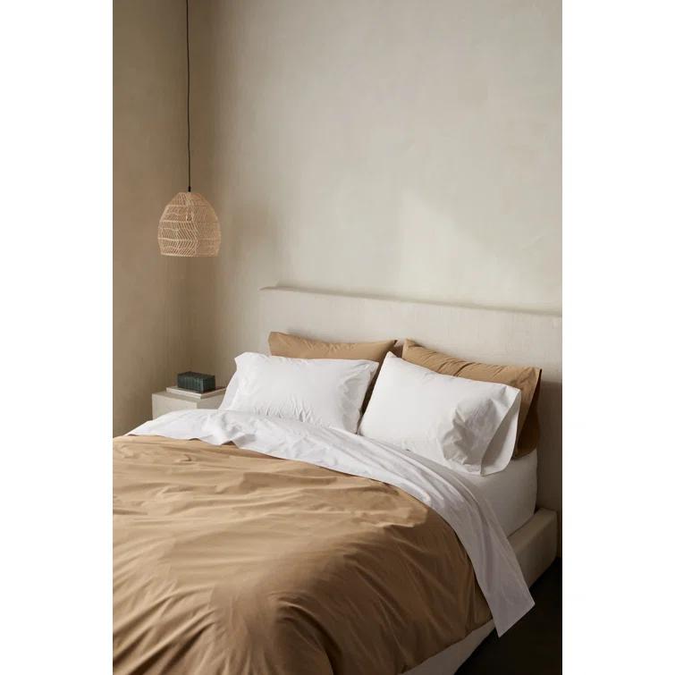 Refined Organic Percale Duvet Cover