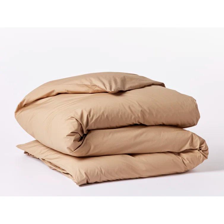Refined Organic Percale Duvet Cover