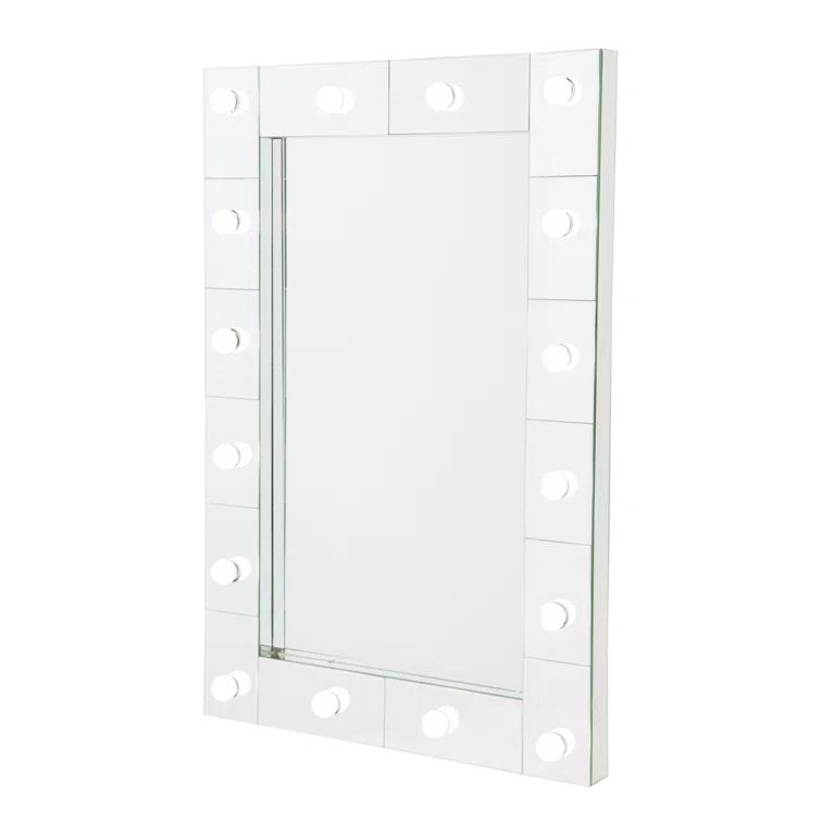 Montreal Glass Flat LED Wall Mirror