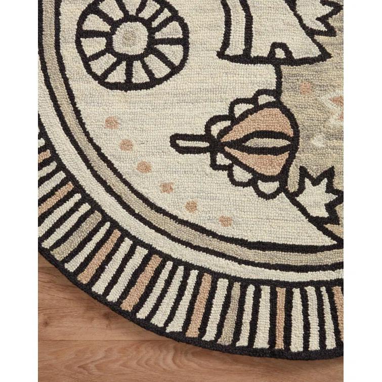 Ayo Hand Hooked Wool Abstract Rug