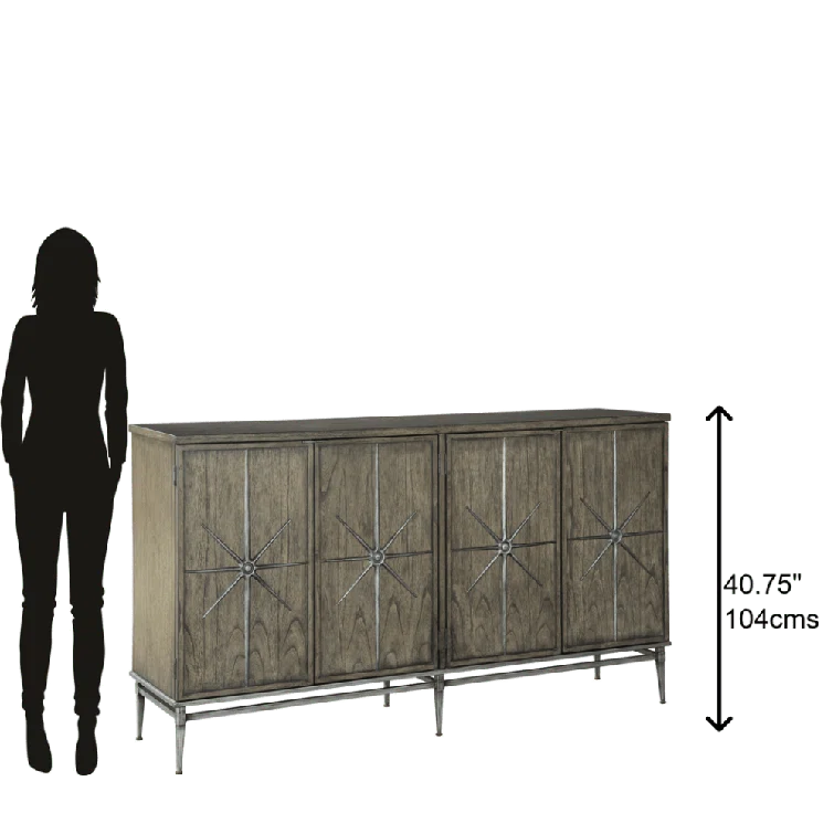 Hekman Four Door Entertainment Cabinet 28022 Special Reserve
