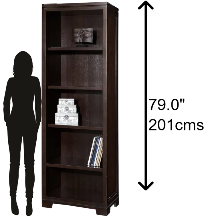 Hekman 79185 Narrow Bookcase (Left Or Right) 7-9185 Mocha