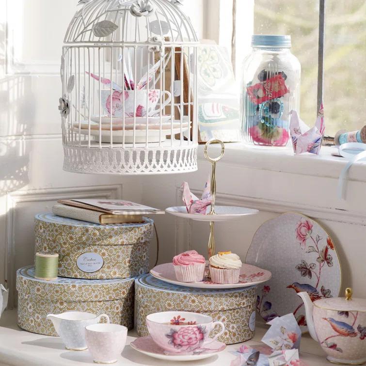 Wedgwood Cuckoo Tea Story Bone China Tiered Stand | Wayfair