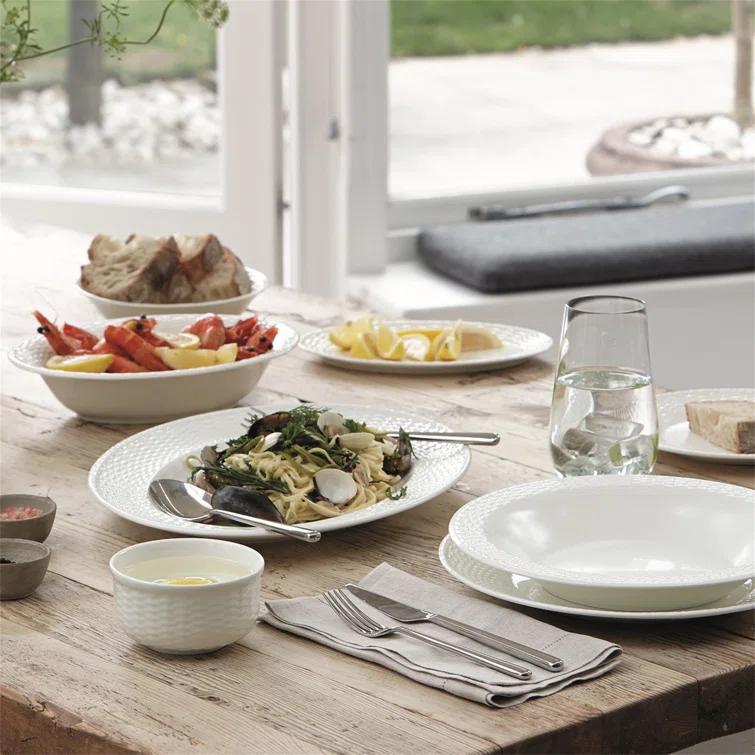 Wedgwood Nantucket Basket 10.8" Bone China Dinner Plate & Reviews | Wayfair