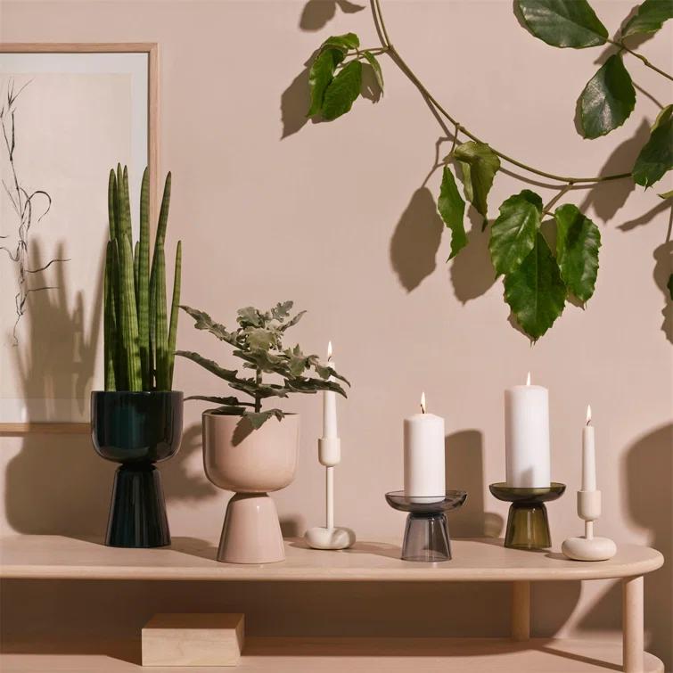 Juba 2 Piece Juba Small Metal Candlestick Set