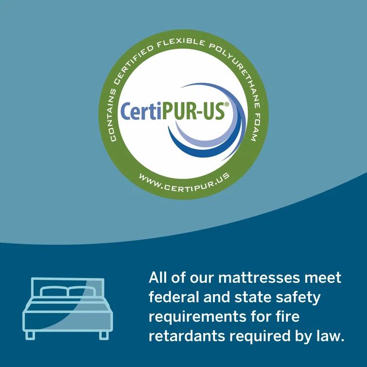 LUCID Medium Cooling Gel infused Memory Foam Mattress