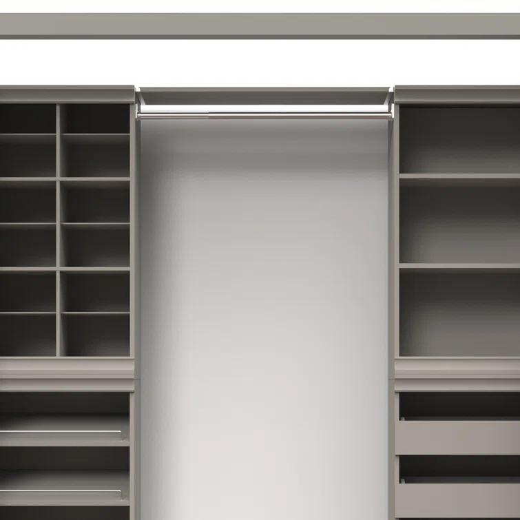 Modular Storage 36.02" W Shelf & Closet Rod