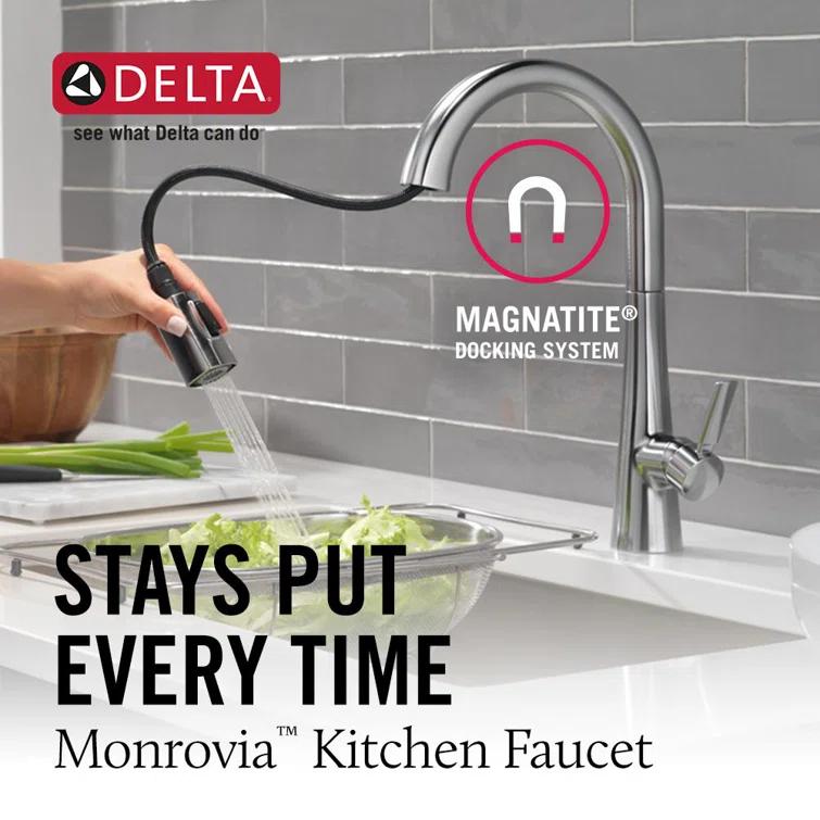 Monrovia Pull Down Single Handle Kitchen Faucet
