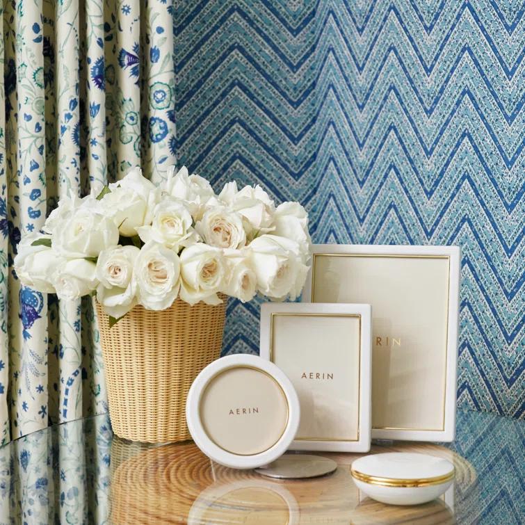 Piero Leather Picture Frame with Mat