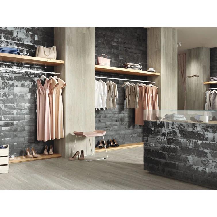 Andova Serenite 4-in. x 16-in. Subway Vintage Look Glazed Porcelain Vintage Wall Tile