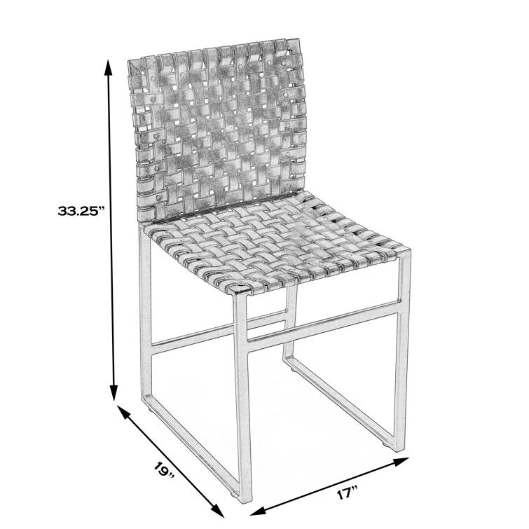 Augusta Genuine Leather Dining Chair