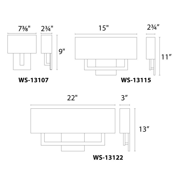 dweLED Manhattan 15-in W 1 -Light Brushed Bronze Integrated LED Wall Sconce