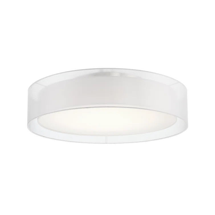 Metropolis Fabric LED Flush Mount