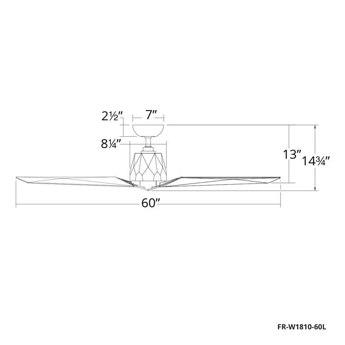 Vortex 60'' 3 Blade Ceiling Fan