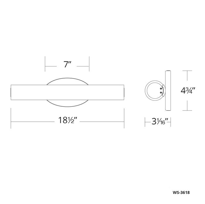Modern Forms Loft Dimmable LED Bath Bar