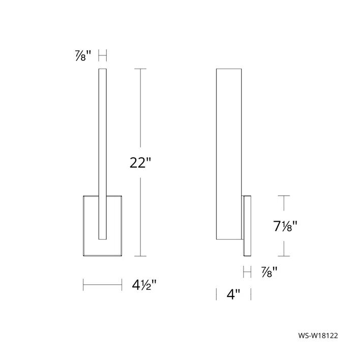 Mako LED Wall Light