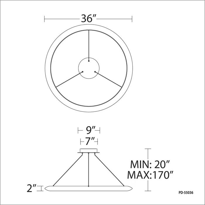 The Ring 1 - Light LED Unique/Statement Pendant
