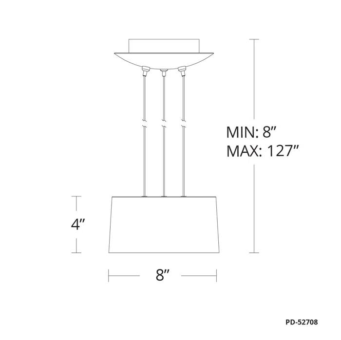 Modern Forms Marimba 1 - Light LED Single Pendant