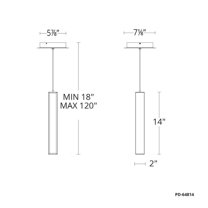 Modern Forms Chaos 1 - Light LED Single Pendant
