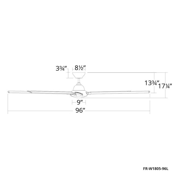 Modern Forms Hydra 8 - Blade Outdoor LED Smart Standard Ceiling Fan with Wall Control and Light Kit Included, Works With Alexa and iOS or Android App