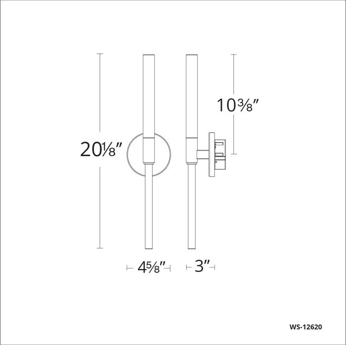 Modern Forms Magic Aluminum LED Wallchiere