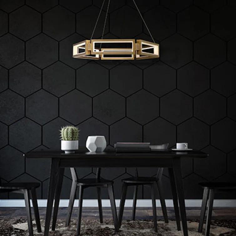 Modern Forms Mies 6 - Light Dimmable LED Geometric Chandelier