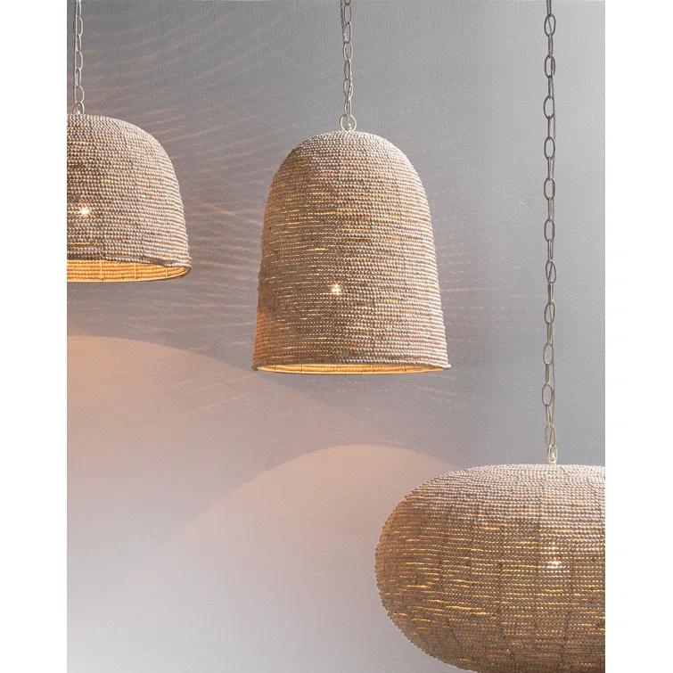 Preston Single Light Wood Dimmable Pendant