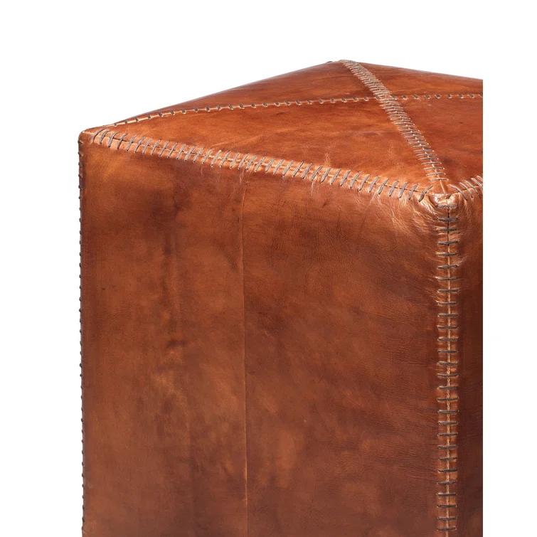 Leather Ottoman