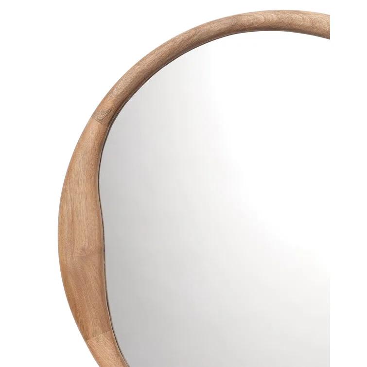 Doreen Round Mirror - Natural