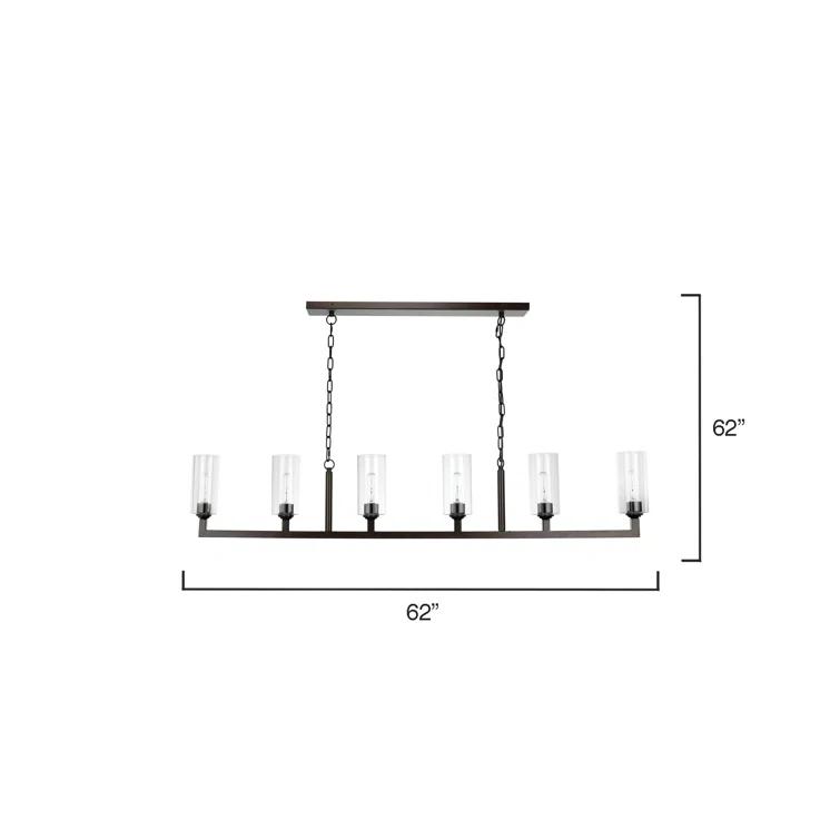 Jamie Young Company 6 - Light Kitchen Island Pendant