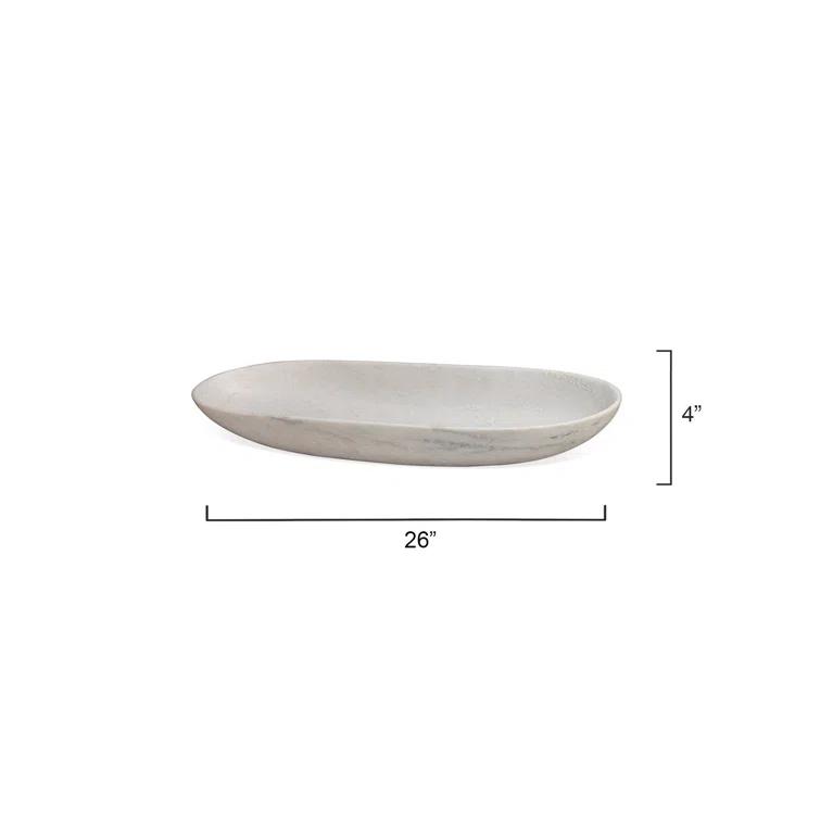 Jamie Young Company Handmade Marble Decorative Bowl 1