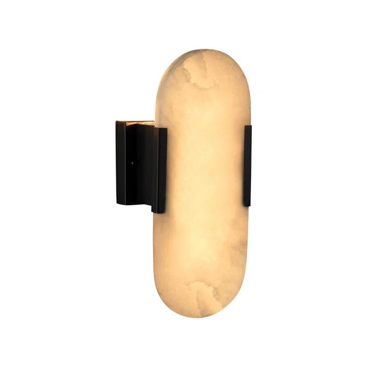 Delphi Steel Flush Mounted Sconce