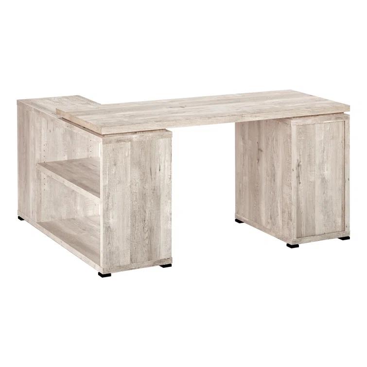 Leomia Computer Desk, Home Office, Corner, Storage Drawers, L Shape, Work, Laptop, Laminate, Black