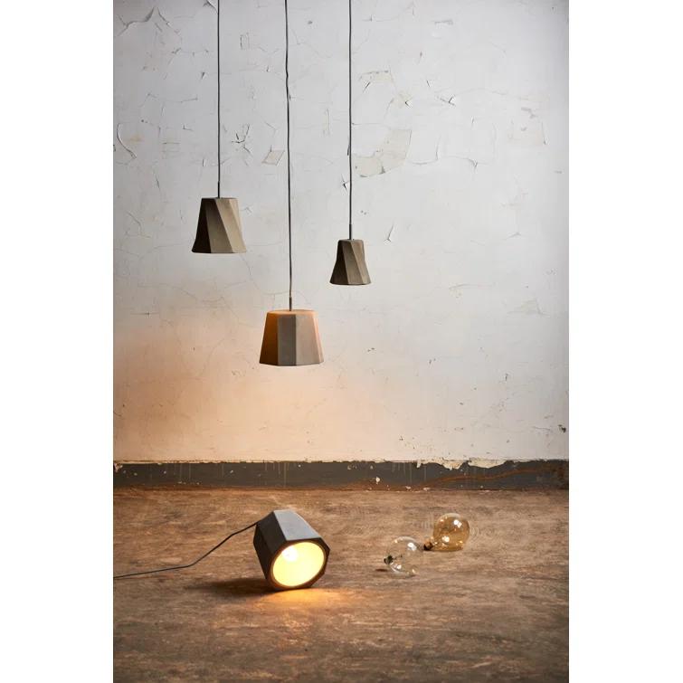 Williamson 1 - Light Concrete Gray Single Pendant