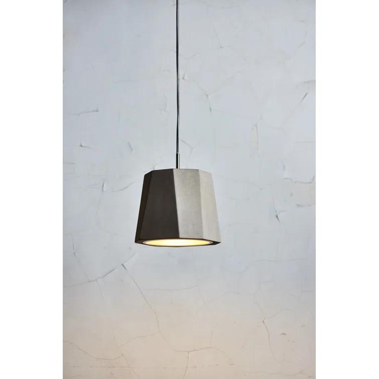 Williamson 1 - Light Concrete Gray Single Pendant