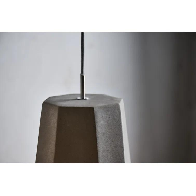 Williamson 1 - Light Concrete Gray Single Pendant