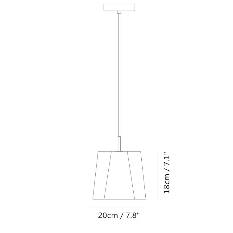 Williamson 1 - Light Concrete Gray Single Pendant