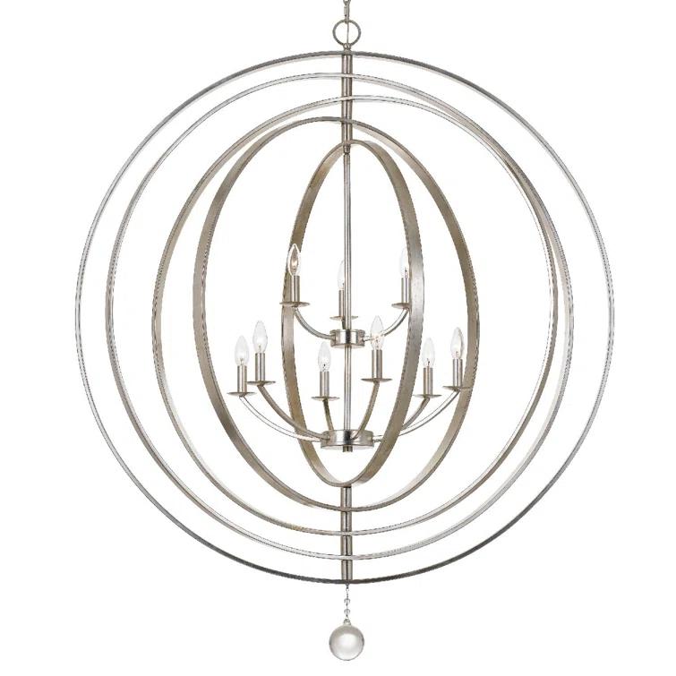 Salas 9 - Light Dimmable Globe Chandelier